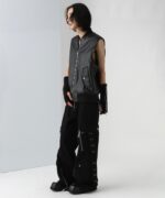 【UNDERGROUND MODE】皮革2WAY袖可拆立領夾克外套  --尺碼 S：圖片 8