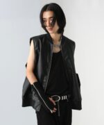 【UNDERGROUND MODE】皮革2WAY袖可拆立領夾克外套  --尺碼 S：圖片 10